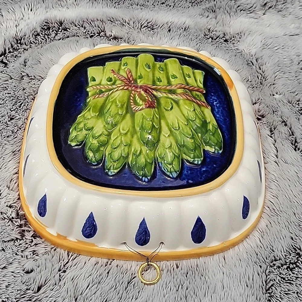 Decorative Mold, Gailstyn-Sutton, Asparagus, Towle Japan, Ceramic, Vintage - Picture 5 of 8